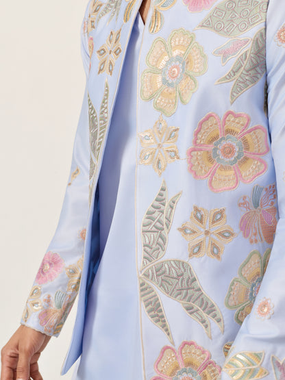 Luxury Carnival Function Special Mens Wear Koti Kurta Set