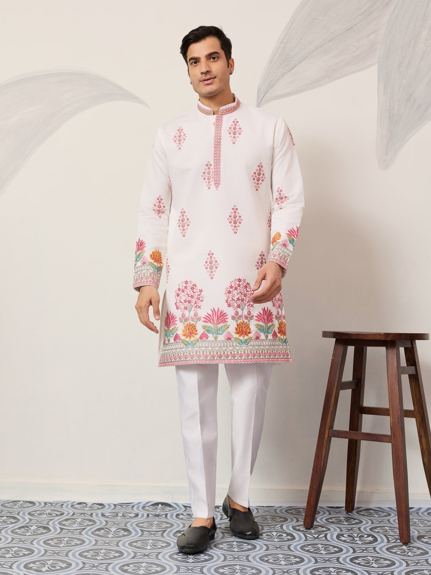 Royal Prince White Kurta Outfit for Mens Wear Collection
